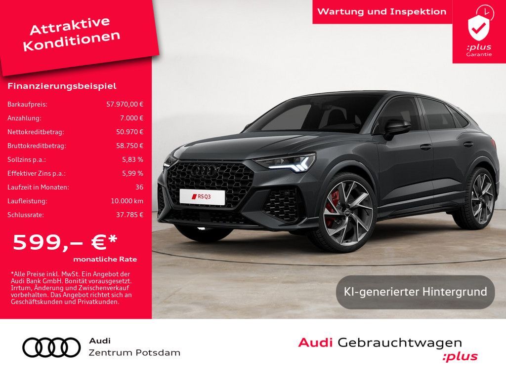 Audi RS Q3 Sportback quattro MATRIX 360° PANO ACC Leasing