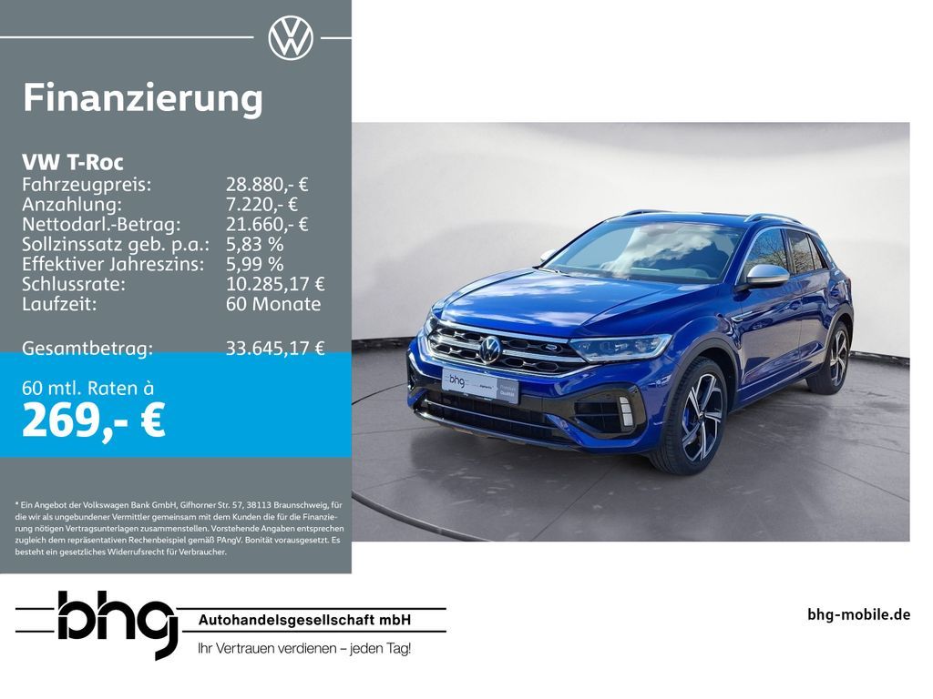 Volkswagen T-Roc 2.0 TSI OPF 4MOTION DSG R Leasing