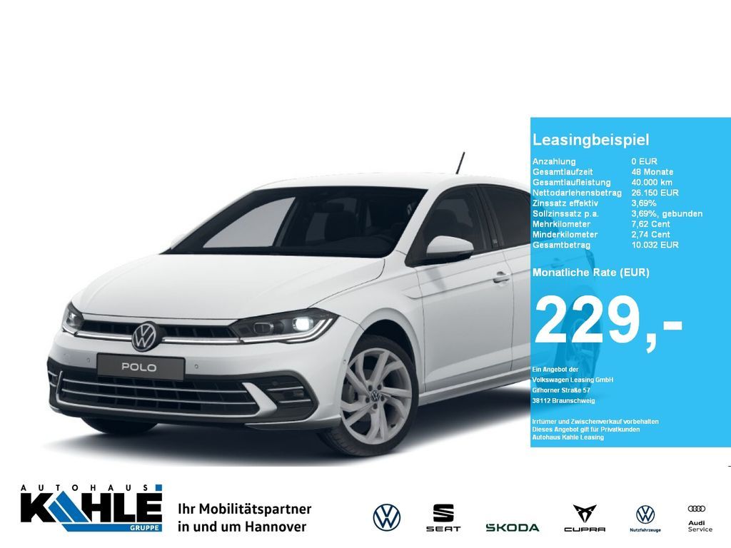 Volkswagen Polo EDITION 50 1.0 l TSI OPF DSG CarPlay ACC Leasing