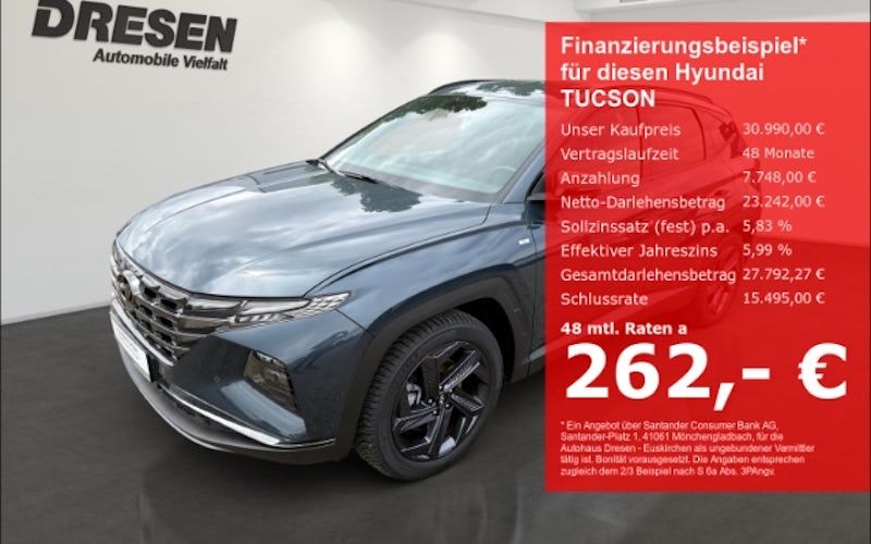 Hyundai Tucson 1.6 T-GDI 132kW 48V Blackline DCT 4WD 5dr Auto kaufen
