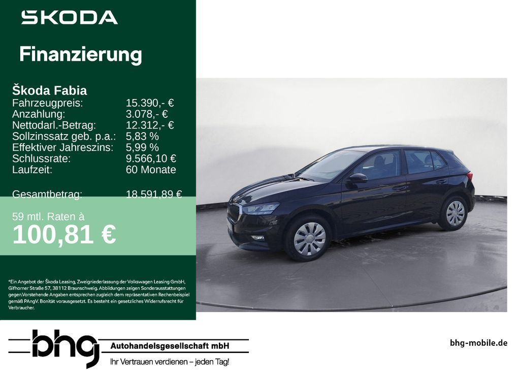 Skoda Fabia 1.0TSI Essence *DAB+*LED*PDC* Leasing