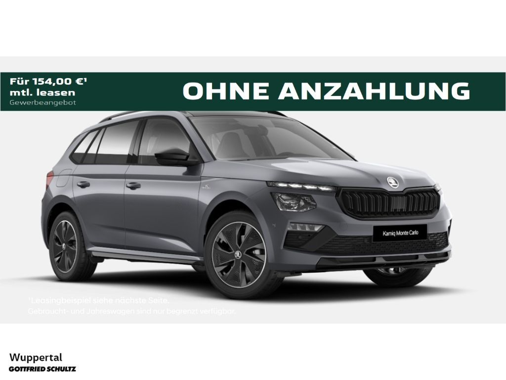 Skoda Kamiq MONTE CARLO 1 5 TSI DSG AHK RK PANO Leasing