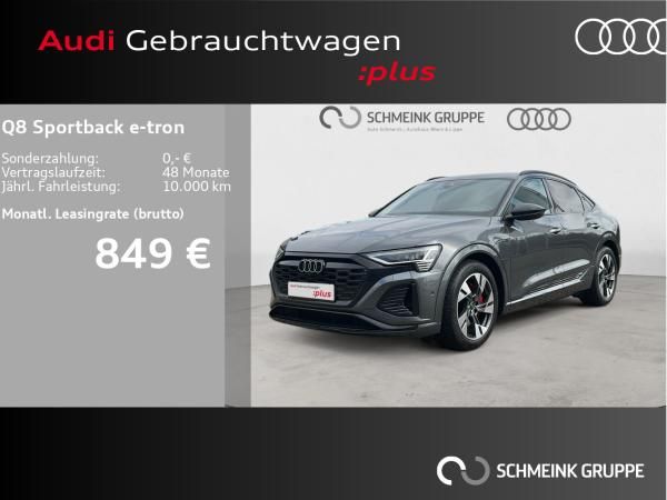 Audi Q8 Sportback e-tron 55 S line quattro HUD Matrix Leasing