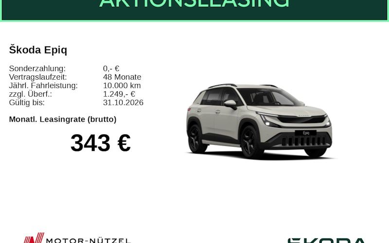 Skoda Epiq 55kWh Selection 5dr Kauf