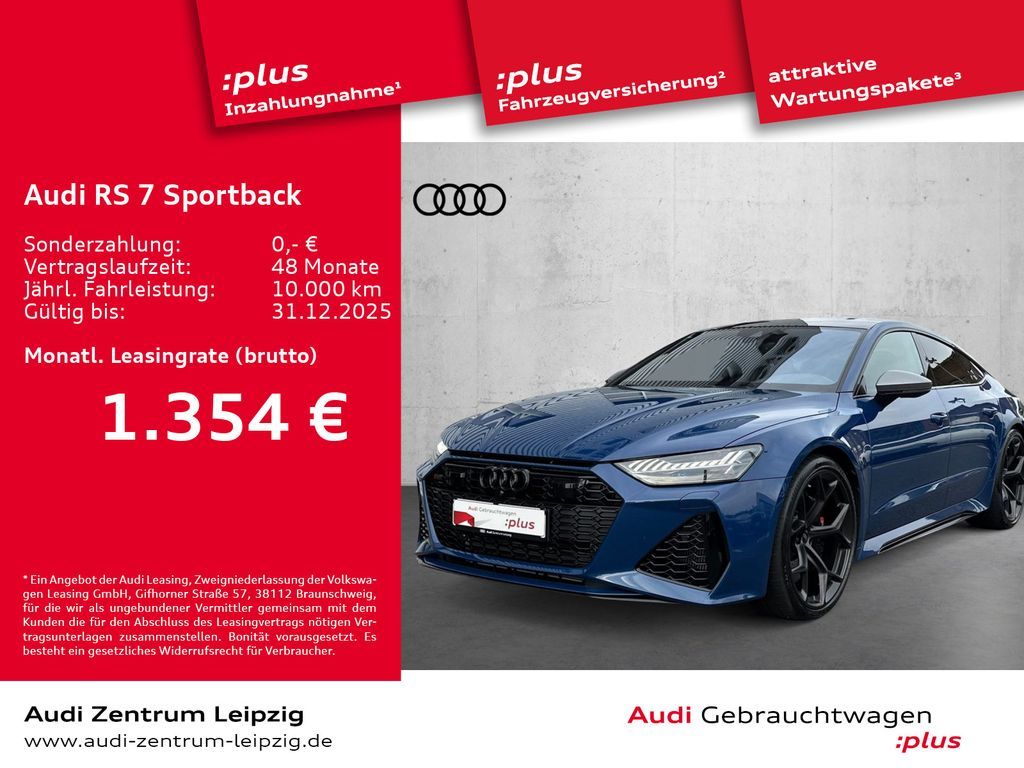 Audi RS 7 Sportback TFSI q. perf. *HD-Matrix*Pano*HuD Leasing