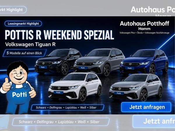 Volkswagen Tiguan R 2.0 TSI DSG 4MOTION 💥R Weekend-DEAL💥PANO AHK SITZHZG PDC IQ.LIGHT Leasing