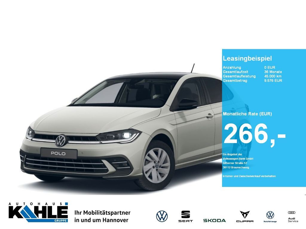 Volkswagen Polo Style 1.0 l TSI OPF DSG Black CarPlay ACC Leasing