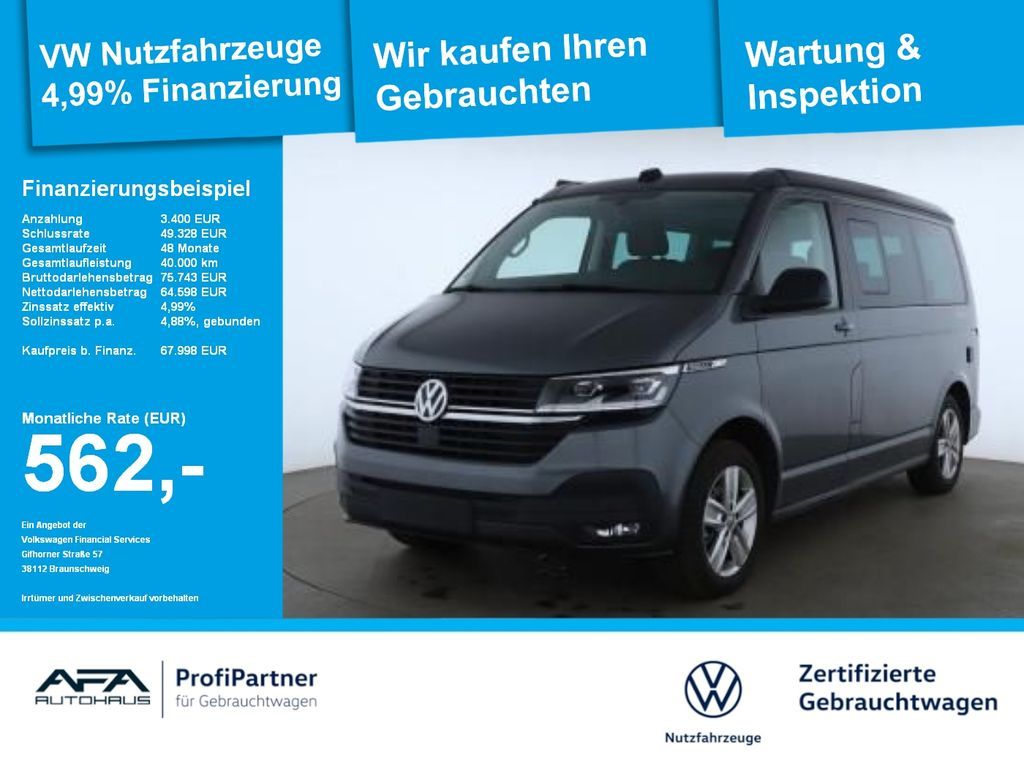 Volkswagen T6.1 California 2.0 TDI Beach DSG AHK*StdHz*Navi Leasing