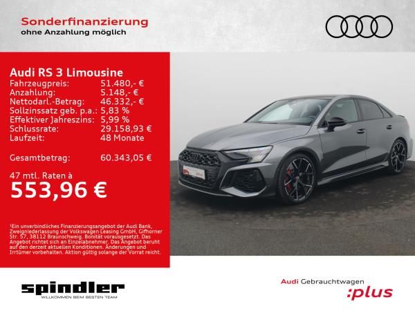 Audi RS3 RS 3 Limousine quattro S-tronic / Matrix, Pano Leasing