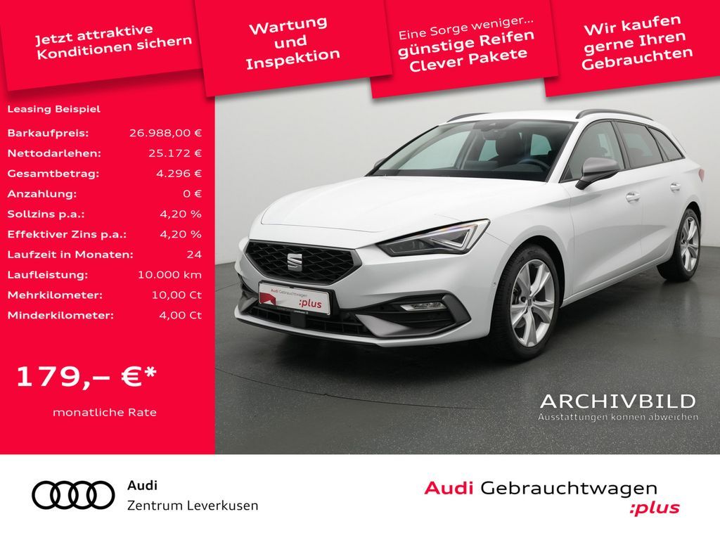 Seat Leon ST FR NAVI VIRT ACC KAM LEDER SHZ CARPLAY Leasing
