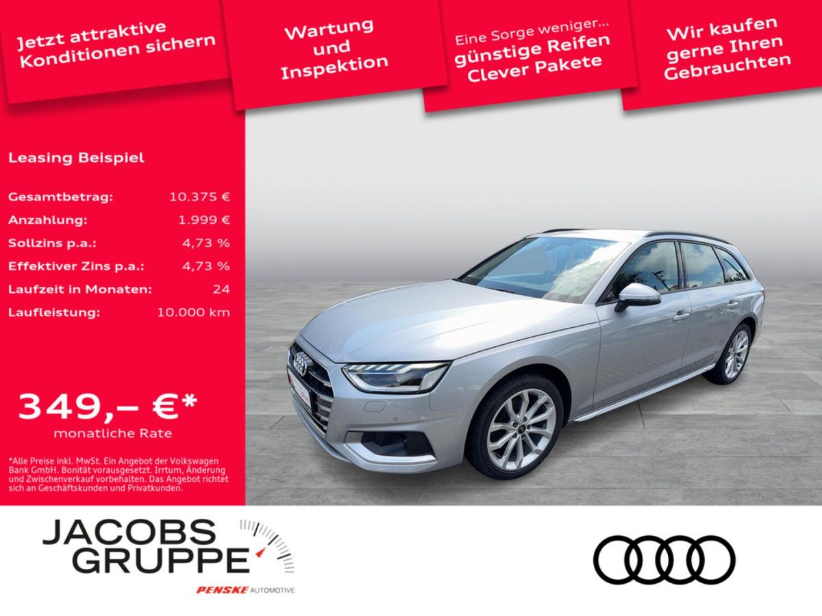 Audi A4 Avant 35TDI advanced Leder/ACC/LED/Kam/Navi+/18Zoll Leasing