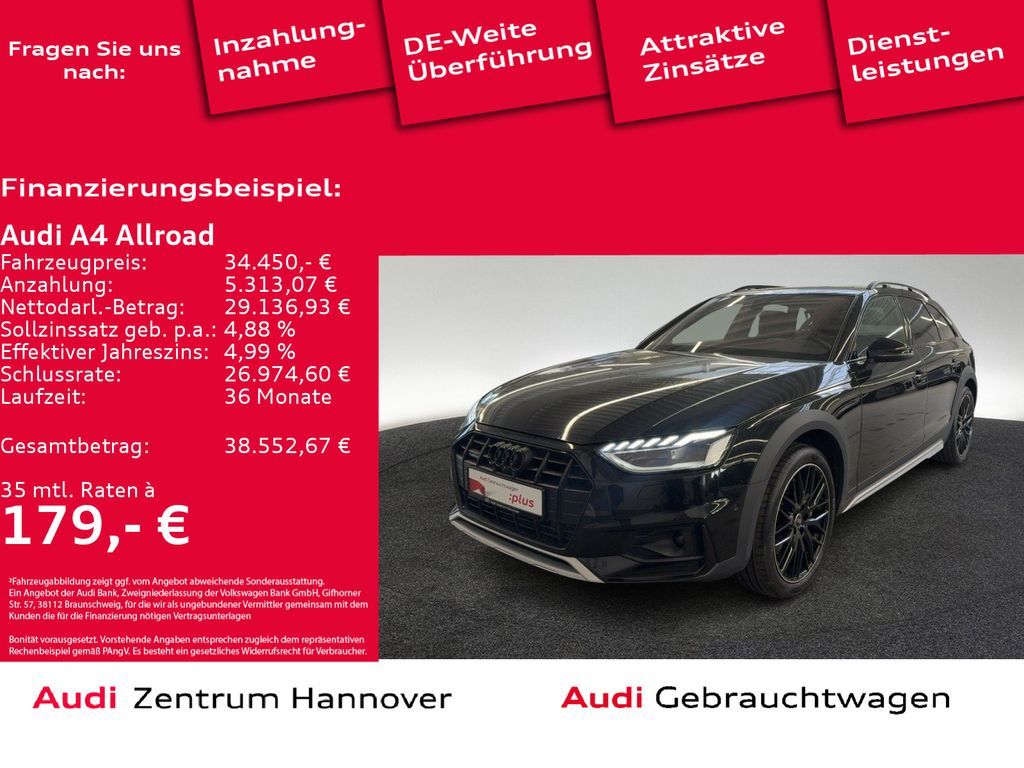 Audi A4 allroad quattro 45 TFSI Pano B&O Kamera AHK Leasing