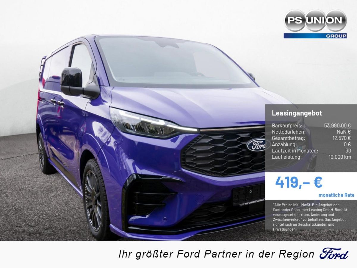 Ford Transit Custom MS-RT 320L1 AWD SHZ AHVZ NAVI ExpressLinePaket GJR uvm. Leasing