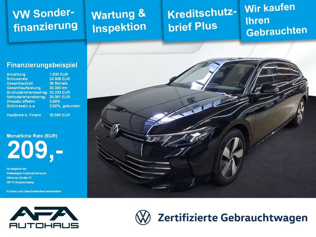 Volkswagen Passat Var. 1.5 eTSI Business DSG AHK*NAV*RFK*AC Leasing