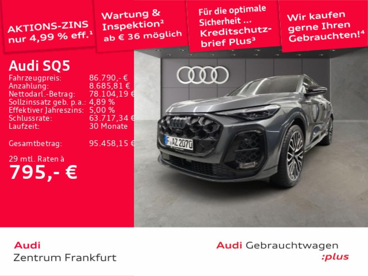 Audi SQ5 TFSI S tronic MatrixLED Luft Massage Leasing