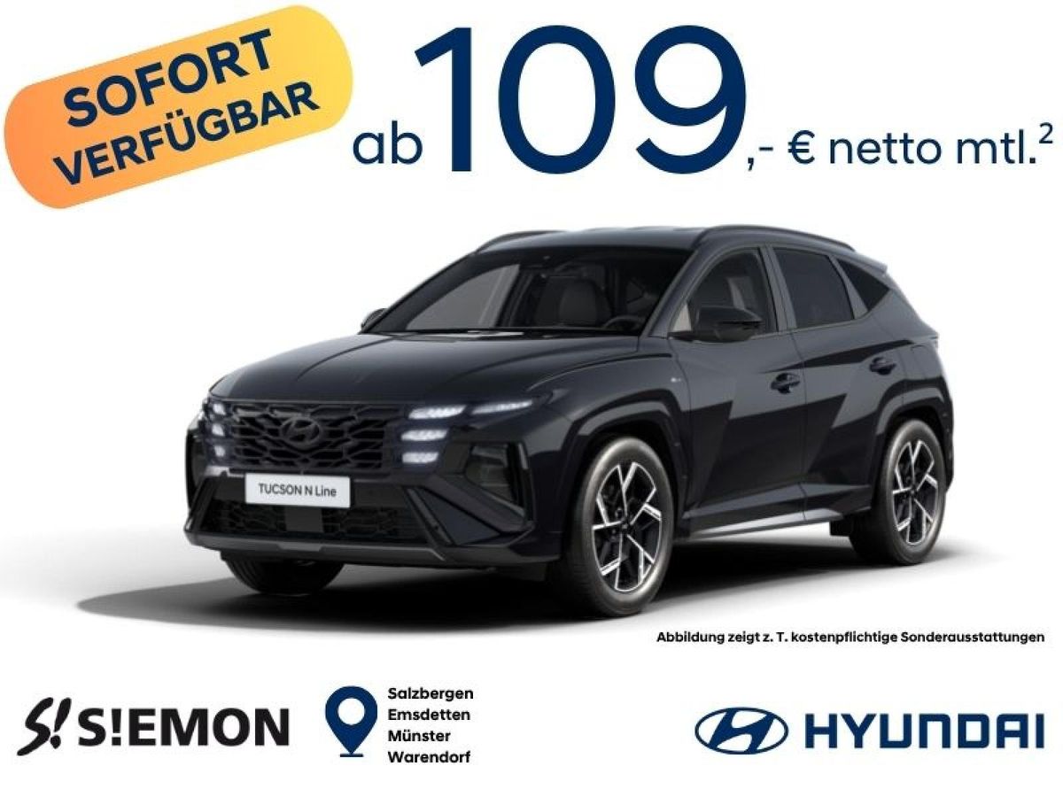 Hyundai TUCSON N-Line ✔️ 1.6 T-GDI ✔️ 110 kW ✔️ MY27 ✔️ 7-Gang-DCT ✔️ sofort verfügbar ✔️ Gewerbekundenaktion Leasing