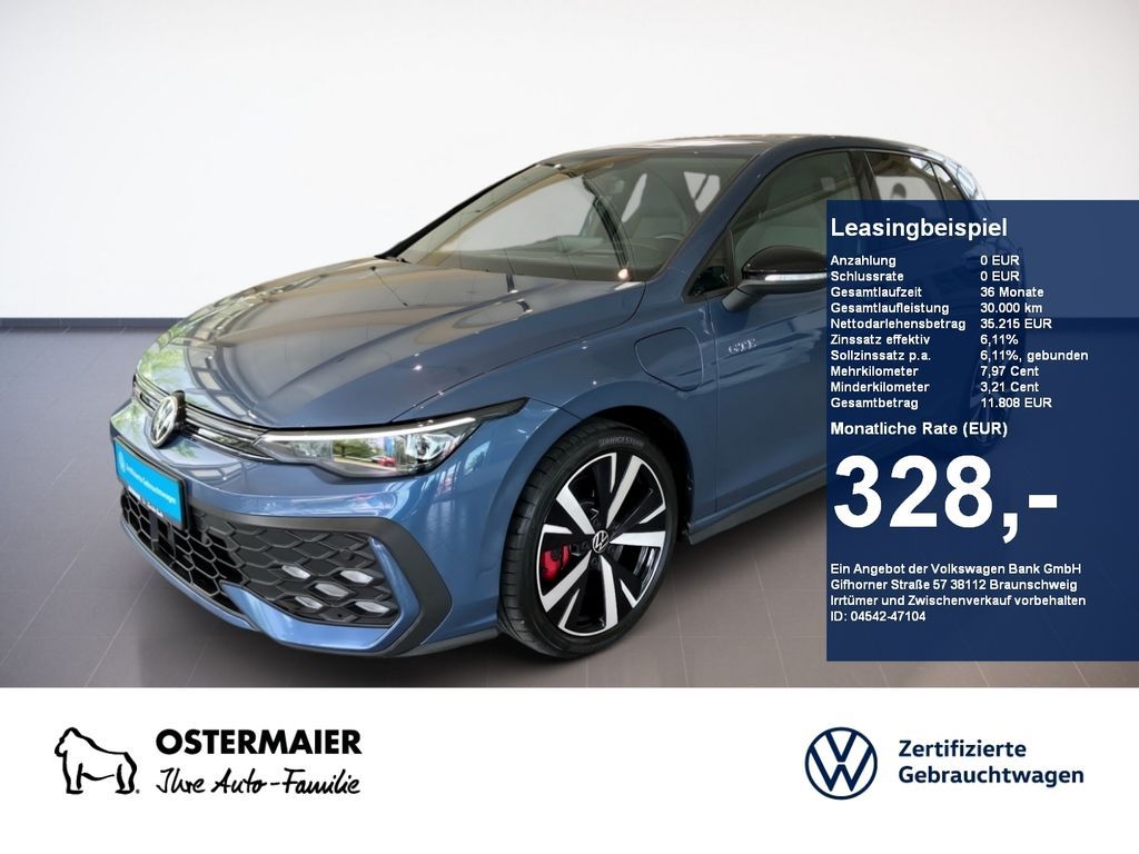 Volkswagen Golf VIII GTE BLACK STYLE 1.5eTSI 272PS DSG HYBR Leasing