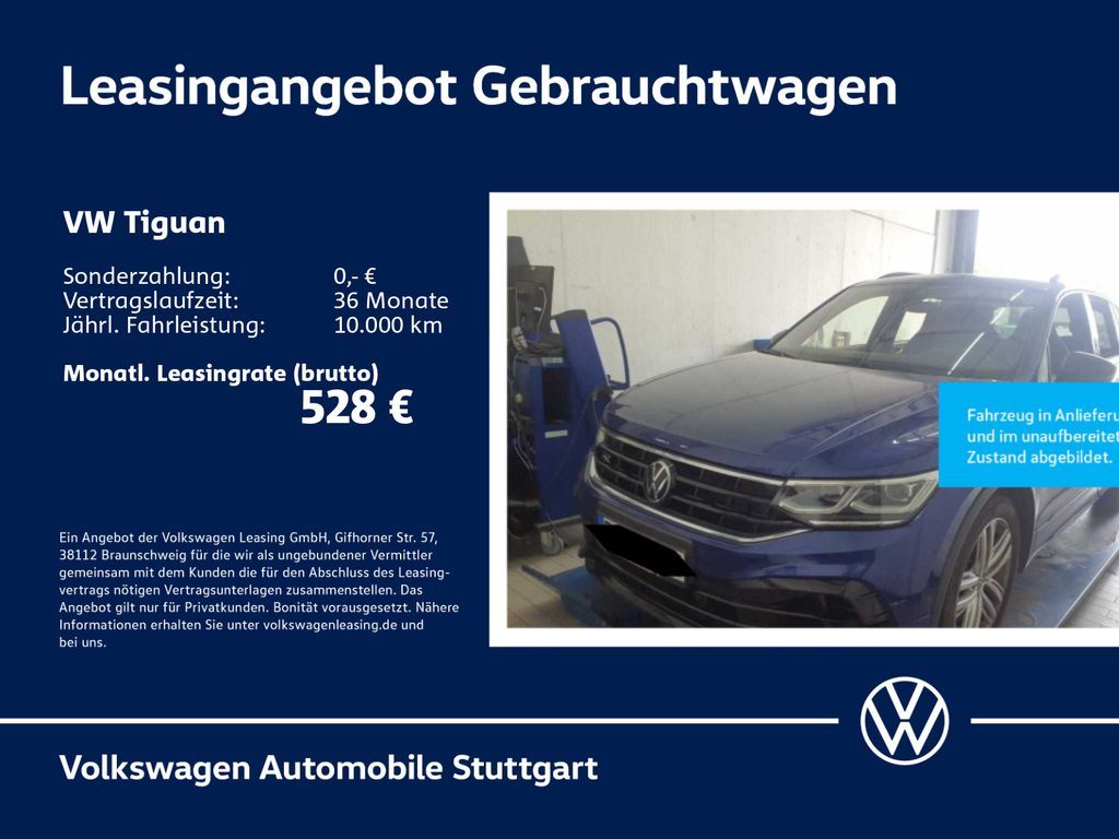 Volkswagen Tiguan R 2.0 TSI DSG Navi Kamera Pano AHK ACC Leasing