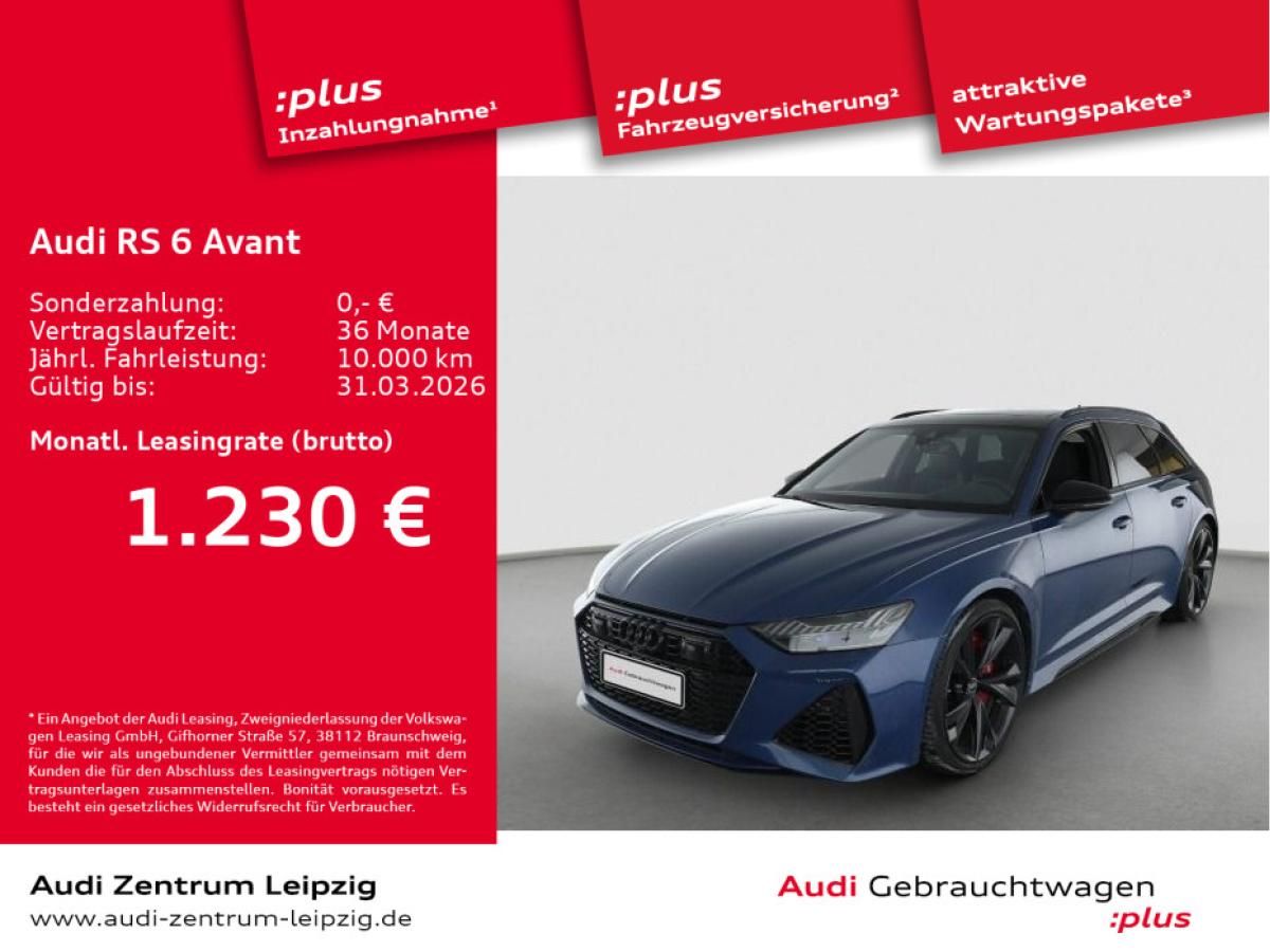Audi RS6 RS 6 Avant *Laser*Dynamikpaket*Pano*AHK*Standhzg* Leasing