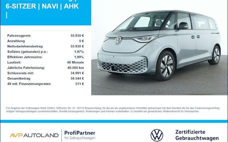 Volkswagen Id-buzz 86 KWh 210 KW ENERGY LR 5dr Auto kaufen