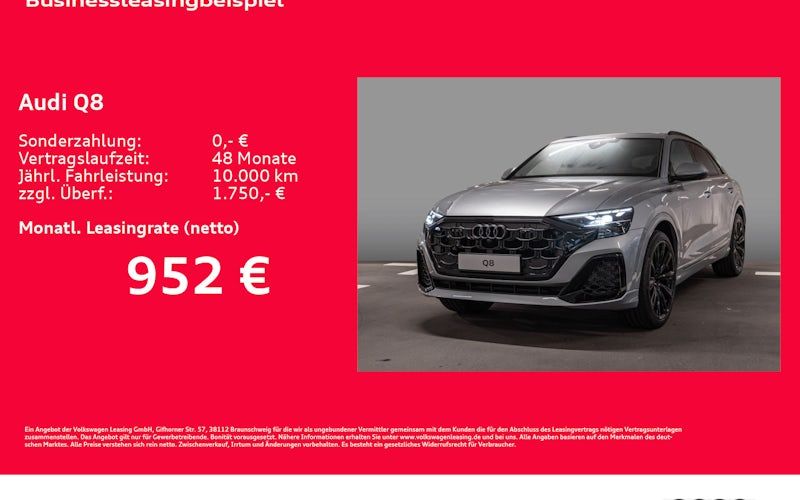Audi Q8 TFSI E 290 KW Quattro Tiptronic 5dr Kauf