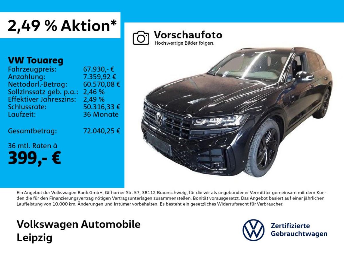 Volkswagen Touareg 3.0 TDI R-Line 4Motion *Black Style/SOFORT VERFÜGBAR/WINTERRÄDER INKL./ ANSCHLUSSGARANTIE Leasing