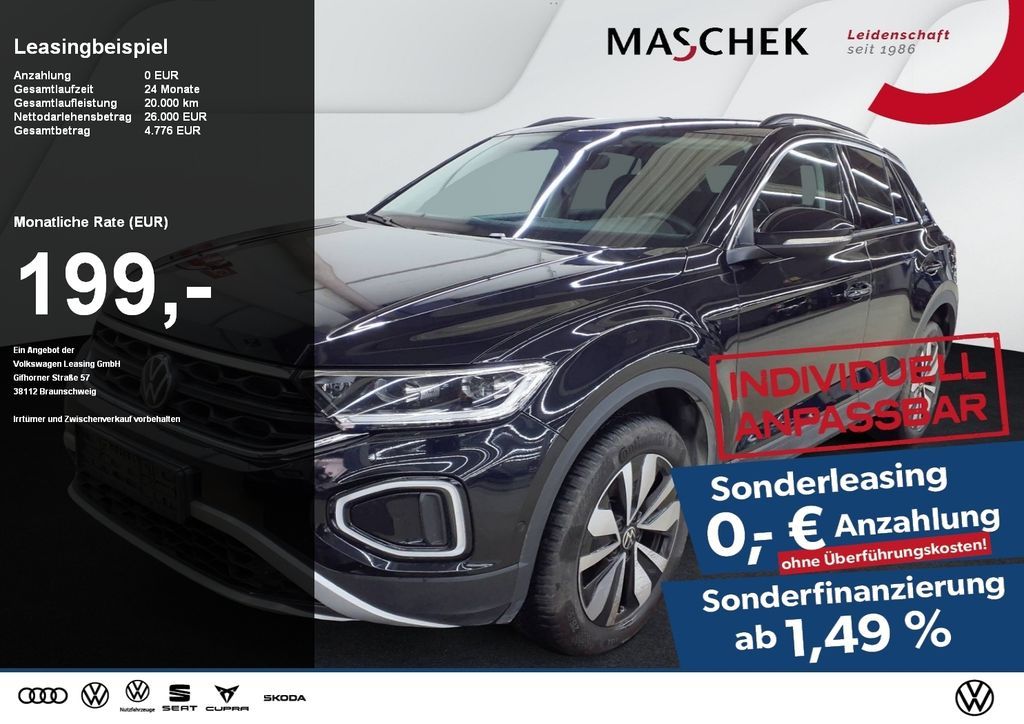 Volkswagen T-ROC Goal 2.0 TDI Sonderleasing ohne zzgl Koste Leasing