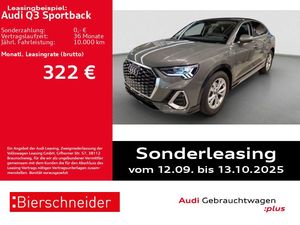 Audi Q3 Sportback 35 TFSI S-Line AHK LED ACC NAVI SHZ Leasing