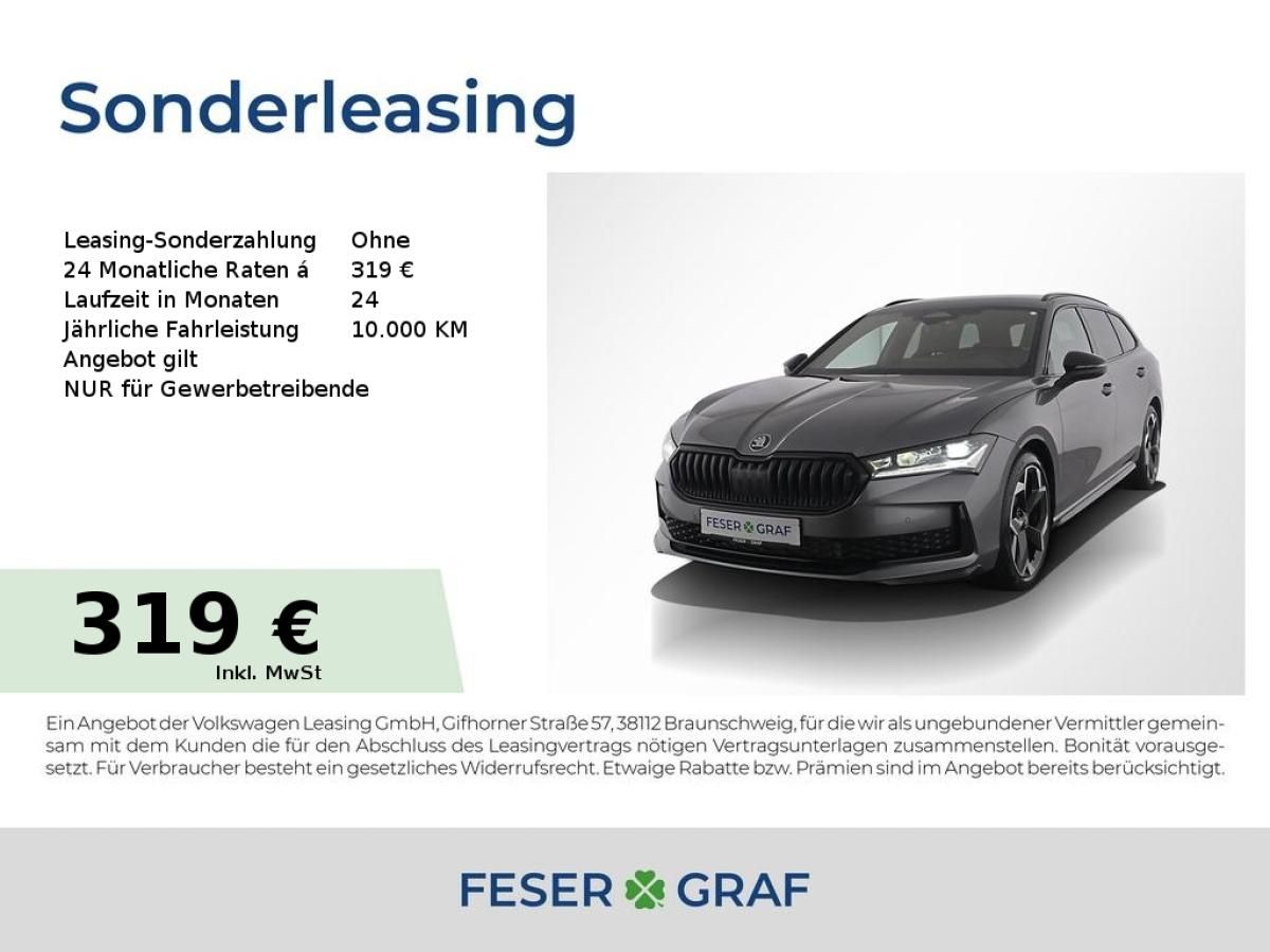 Skoda Superb Combi Sportline 2,0 TDI*inkl. LRV*AHK* Leasing