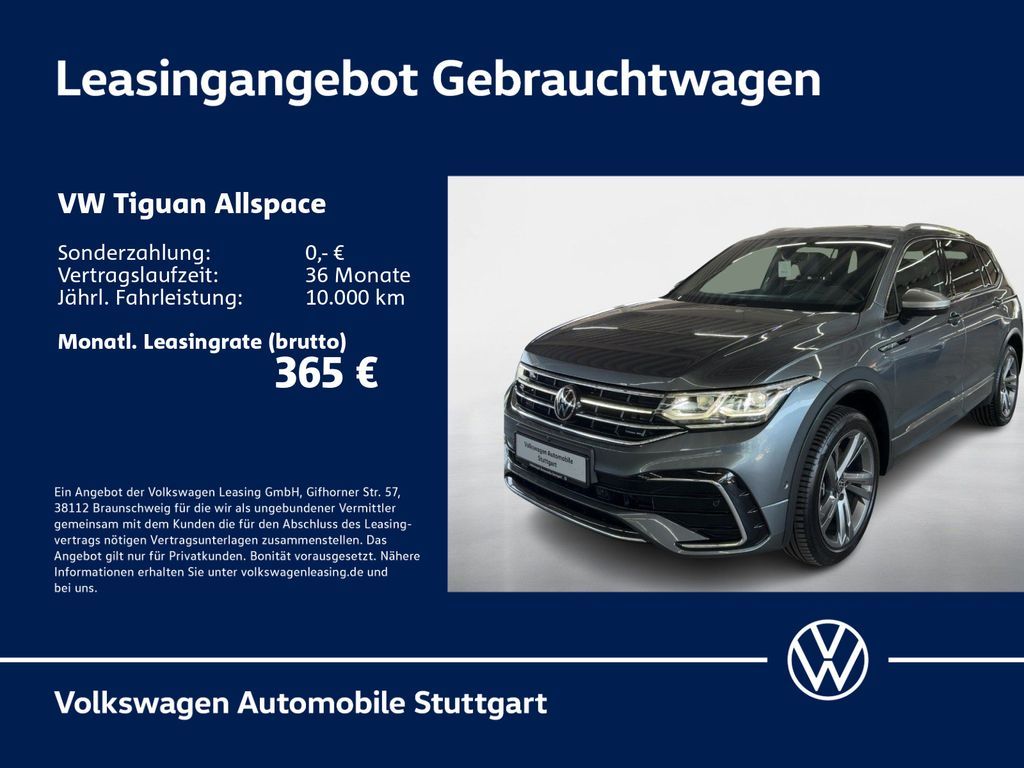 Volkswagen Tiguan Allspace R-Line 2.0 TDI DSG Navi Kamera Leasing