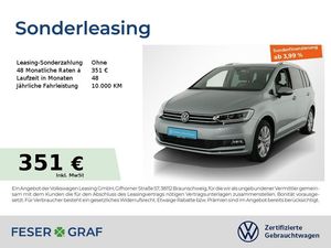 Volkswagen Touran Highline 2.0 TDI DSG Navi AHK Kamera LED Leasing