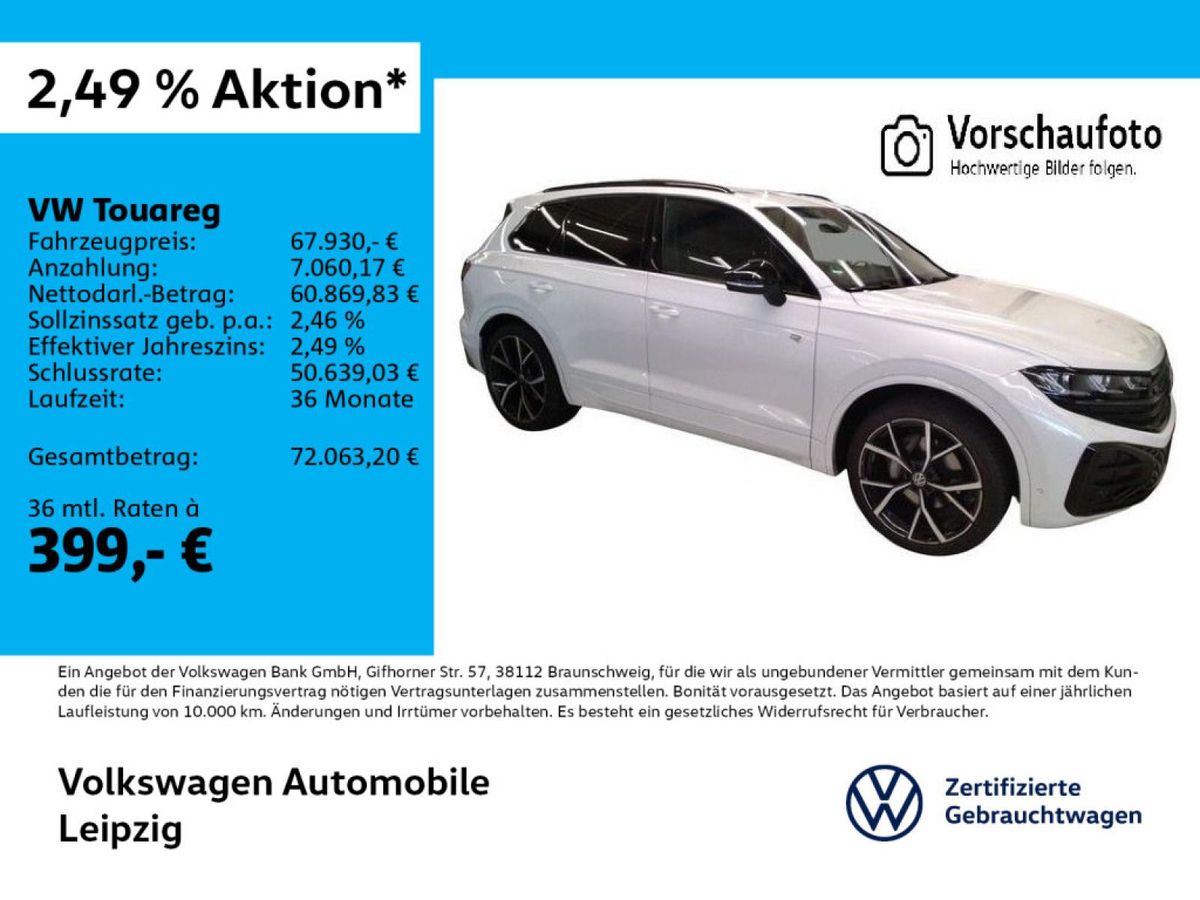 Volkswagen Touareg 3.0 TDI R-Line 4Motion *Black Style*AHK*/WINTERRÄDER INKL./ ANSCHLUSSGARANTIE Leasing