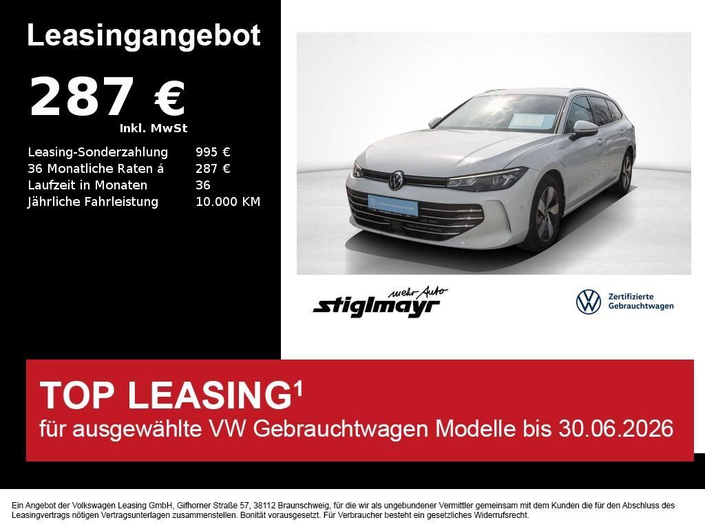 Volkswagen Passat Business 1.5 TSI eHybrid *AHK*ACC*CAM* Leasing