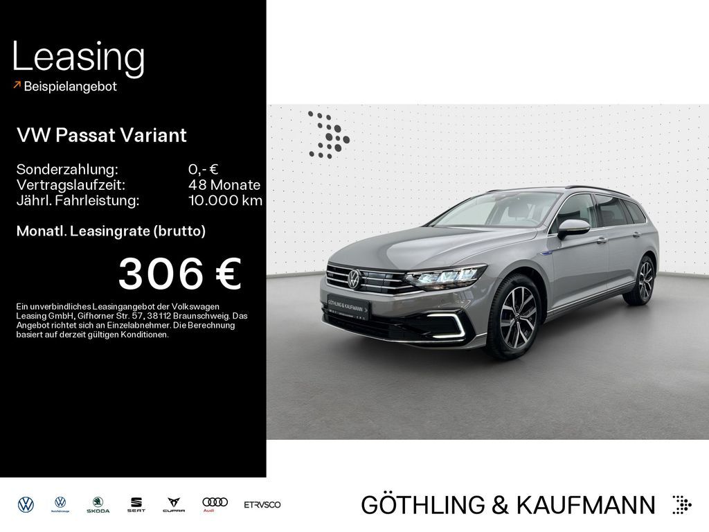 Volkswagen Passat Variant GTE 1.4TSI eHybrid*NAVI*PANO*AHK* Leasing