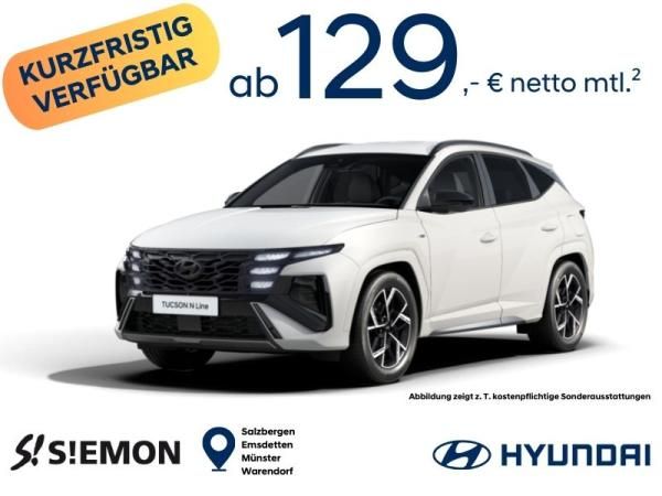 Hyundai TUCSON N-Line ✔️ 1.6 T-GDI ✔️ MY26 ✔️ Allradantrieb ✔️ Gewerbekundenaktion ✔️ kurzfristig verfügbar Leasing