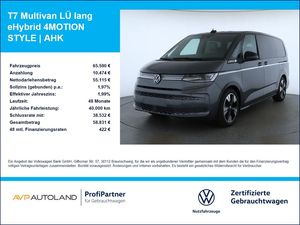 Volkswagen T7 Multivan LÜ lang eHybrid 4MOTION STYLE | AHK