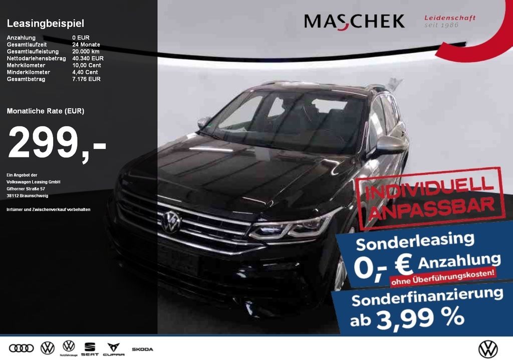 Volkswagen Tiguan R 2.0 TSI LM21 DCC Matrix Navi Parkassist Leasing