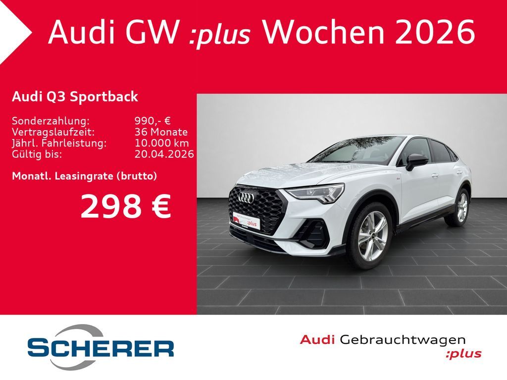 Audi Q3 Sportback S line 35 TFSI S tronic LED NAVI AH Leasing
