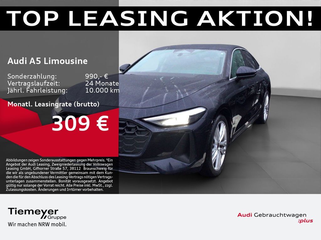 Audi A5 Limousine TDI LEDER LM18 eSITZE KAMERA Leasing