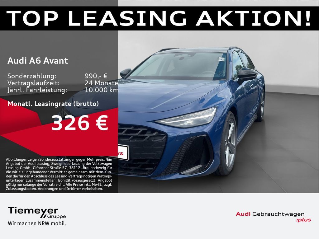 Audi A6 Avant TDI Q S LINE PANO LEDER HuD B&O Leasing