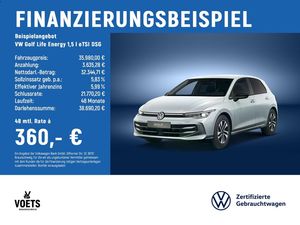Volkswagen Golf Life Energy 1,5 l eTSI DSG KEYLESS+NAVI