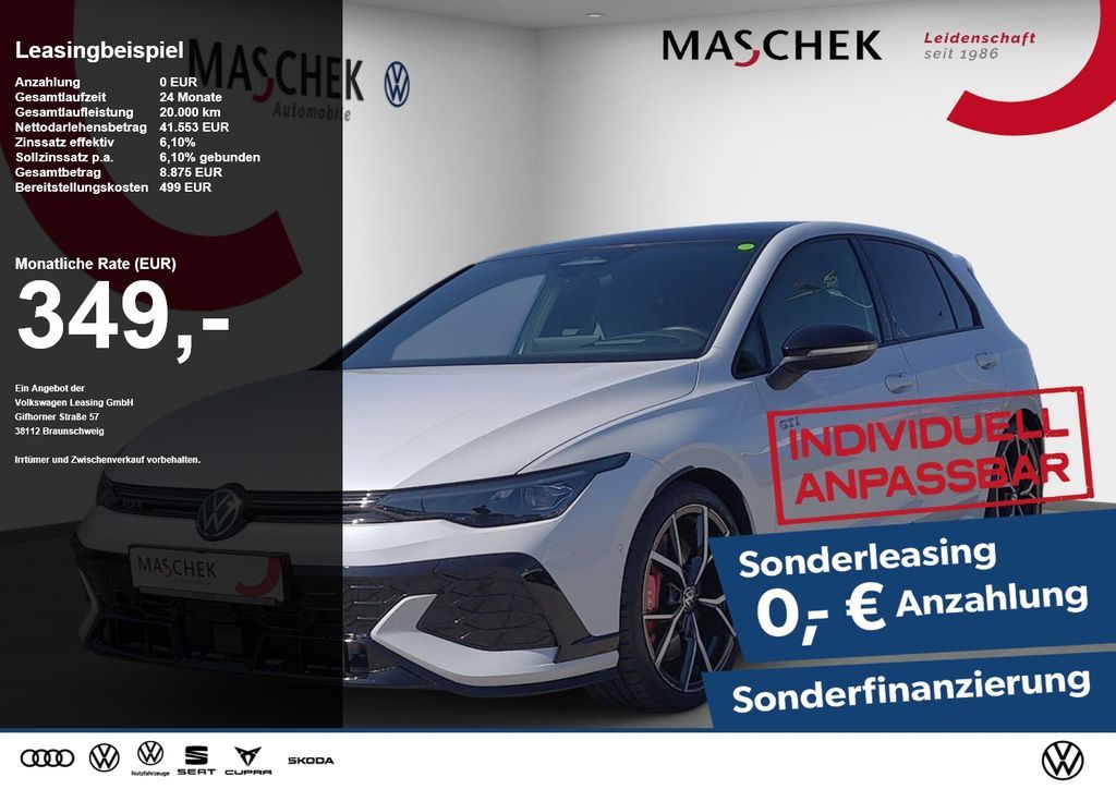 Volkswagen Golf GTI Clubsport Panorama HUD Navi Leasing