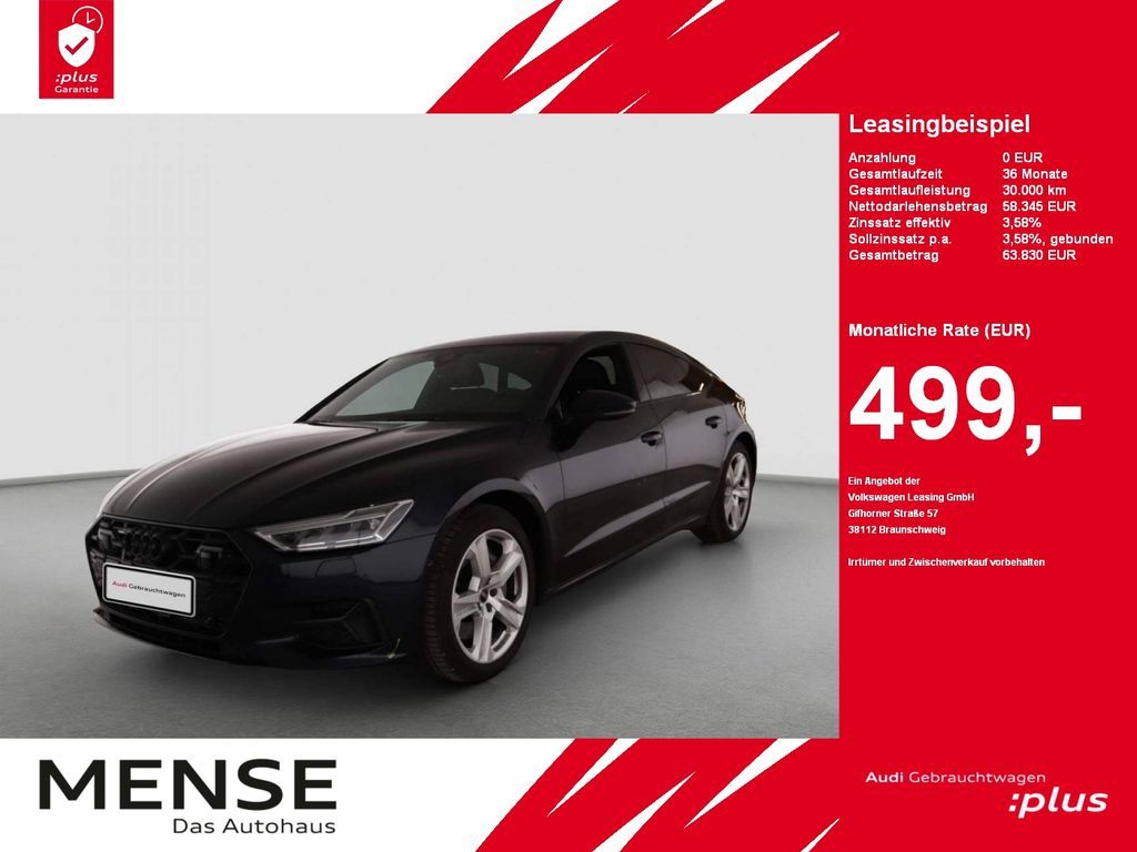 Audi A7 Sportback 50 TFSI e quattro S tronic AHK|HUD Leasing