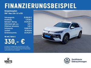Volkswagen T-Roc Life 1.5 l eTSI NAVI+LANEASSIST+KEYLESS