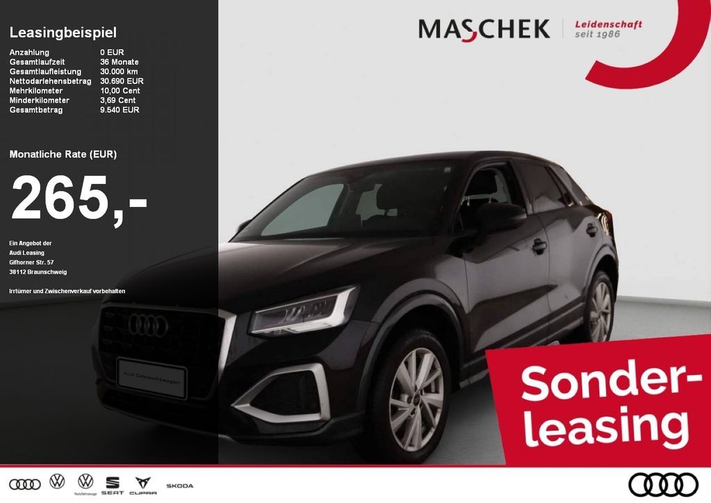 Audi Q2 Advanced 35 TDI Naviplus PDCplus GRA VC Sitzh Leasing