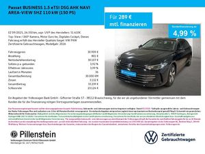 Volkswagen Passat BUSINESS 1.5 eTSI DSG AHK NAVI AREA-VIEW