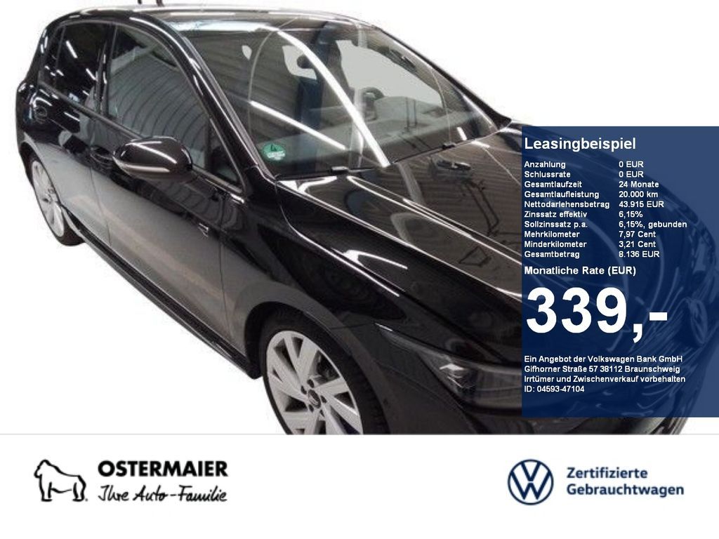 Volkswagen Golf VIII R BLACK STYLE 2.0TSI 333PS DSG 4M NP.6 Leasing