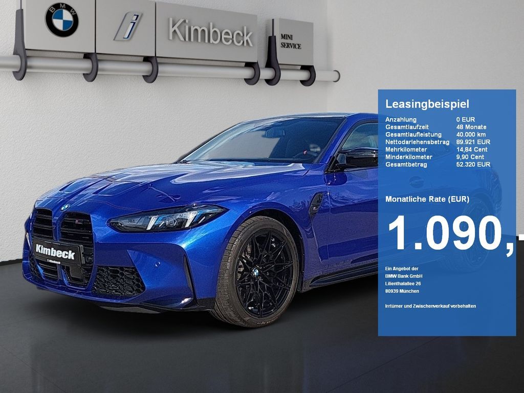 BMW M4 Competition Coupé mit M xDrive ACC 360° HeadU Leasing