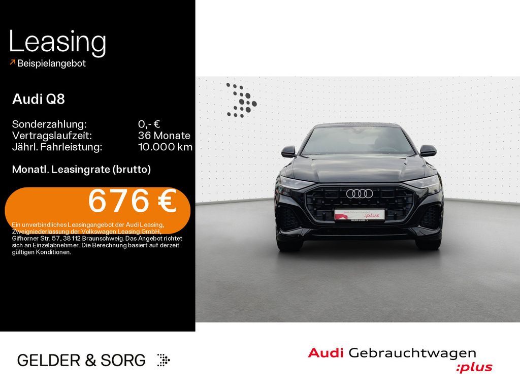 Audi Q8 50 TDI quattro air*Matrix*AHK*Pano*HuD*360° Leasing