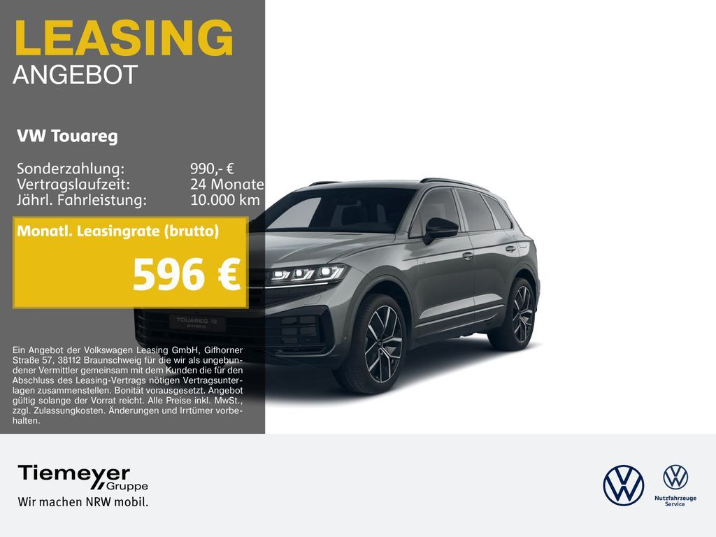 Volkswagen Touareg R eHybrid 4M UPE119 LM21 AHK MASSAGE HuD Leasing